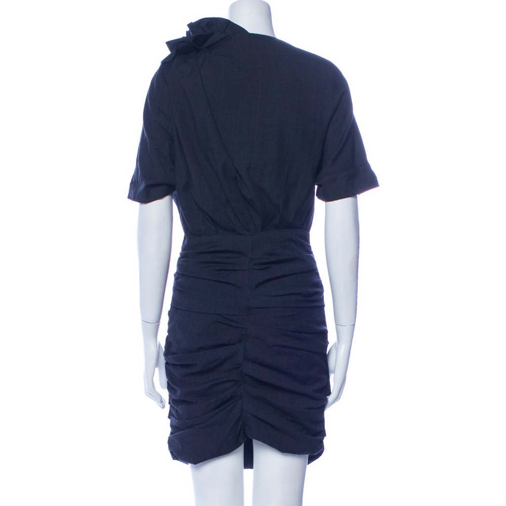 Etoile Isabel Marant Oria Mini Dress Navy - Picture 5 of 8